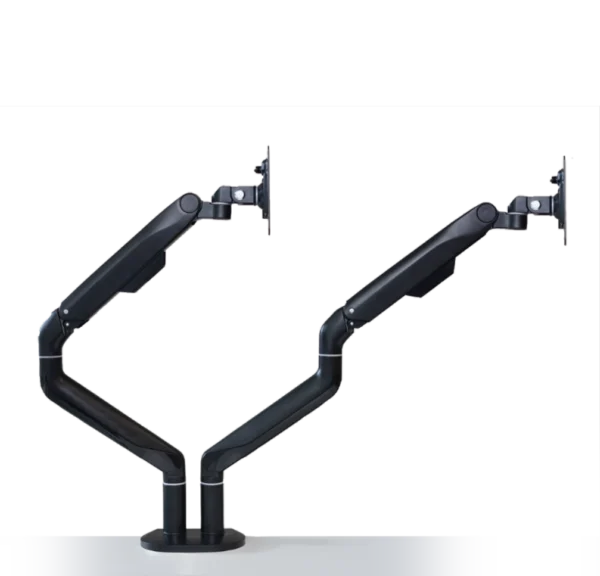 Neva Dual Monitor Arm - Clamp/Grommet (Black) - Image 2