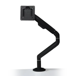 Neva Single Monitor Arm - Clamp/Grommet (Black)